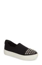 Women's Jslides Aristocrat Studded Cap Toe Slip-on M - Black