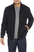 Men's Marc New York Barlow Wool Blend Bomber Jacket - Blue