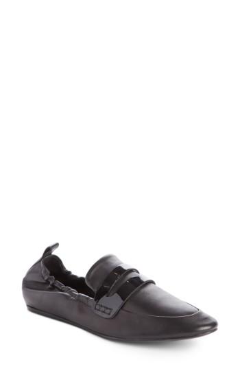 Women's Lanvin Slipper Penny Loafer .5-6 Us/36.5 Eu - Black