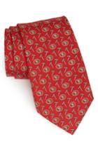 Men's Vineyard Vines San Francisco 49ers Print Tie, Size - Red