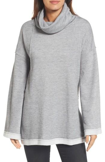 Women's Caslon Cozy Knit Tunic, Size - Grey