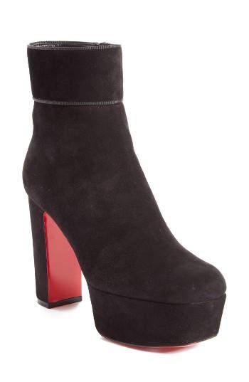 Women's Christian Louboutin Protorlato Platform Bootie Us / 36eu - Black