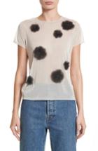 Women's Tu Es Mon Tresor Tulle Flower Mesh Tee Us / 38 Fr - Ivory
