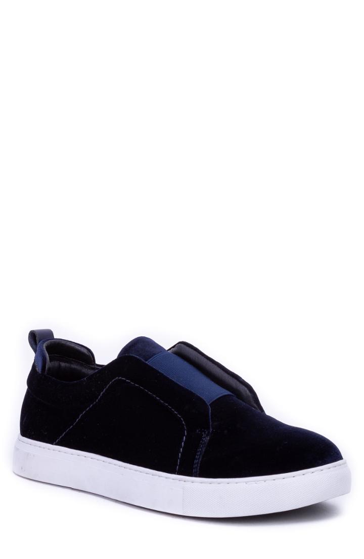Men's Robert Graham Bradshaw Laceless Sneaker .5 M - Blue