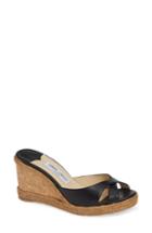 Women's Roan Clio Woven Ankle Cuff Sandal .5 M - Black