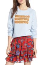 Women's Rebecca Minkoff Vacation Sweatshirt, Size - Blue