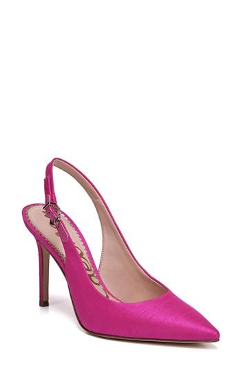 Women's Sam Edelman Hastings Slingback Pump M - Pink