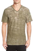 Men's The Rail Burnout V-neck T-shirt, Size - Green