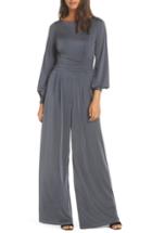Women's Eliza J Wide Leg Jumpsuit (similar To 14w) - Grey