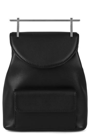 M2malletier Mini Calfskin Leather Backpack - Black