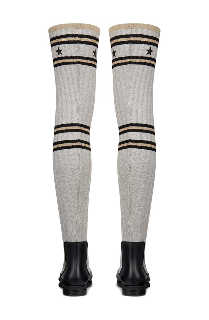 Women's Givenchy Storm Over The Knee Rain Boot Us / 37eu - Grey