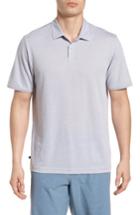 Men's Travis Mathew Shalene Fit Polo, Size Medium - Grey
