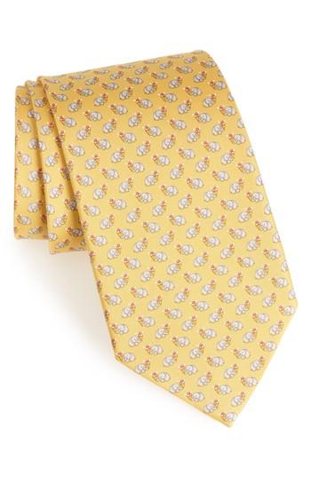 Men's Salvatore Ferragamo Euforia Print Silk Tie