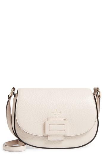 Kate Spade New York Carlyle Street - Kallie Leather Saddle Bag - White
