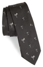 Men's Paul Smith Cocktail Silk Tie, Size - Black