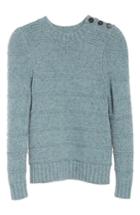 Women's Rebecca Taylor Donegal Tweed Pullover - Blue