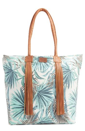 Rip Curl Palm Print Beach Tote -