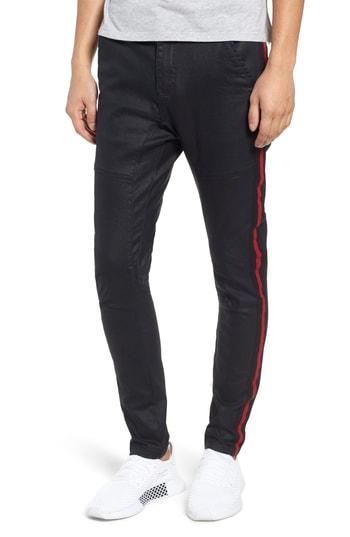 Men's Nxp Baseline Taped Skinny Fit Jeans - Black