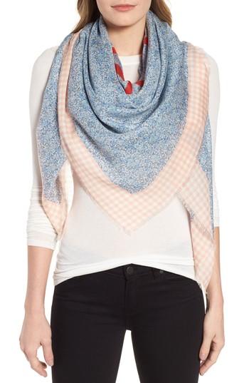 Women's Loewe Liberty Gingham Scarf, Size - Pink