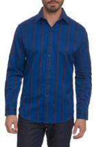 Men's Robert Graham Granby Classic Fit Stripe Paisley Sport Shirt