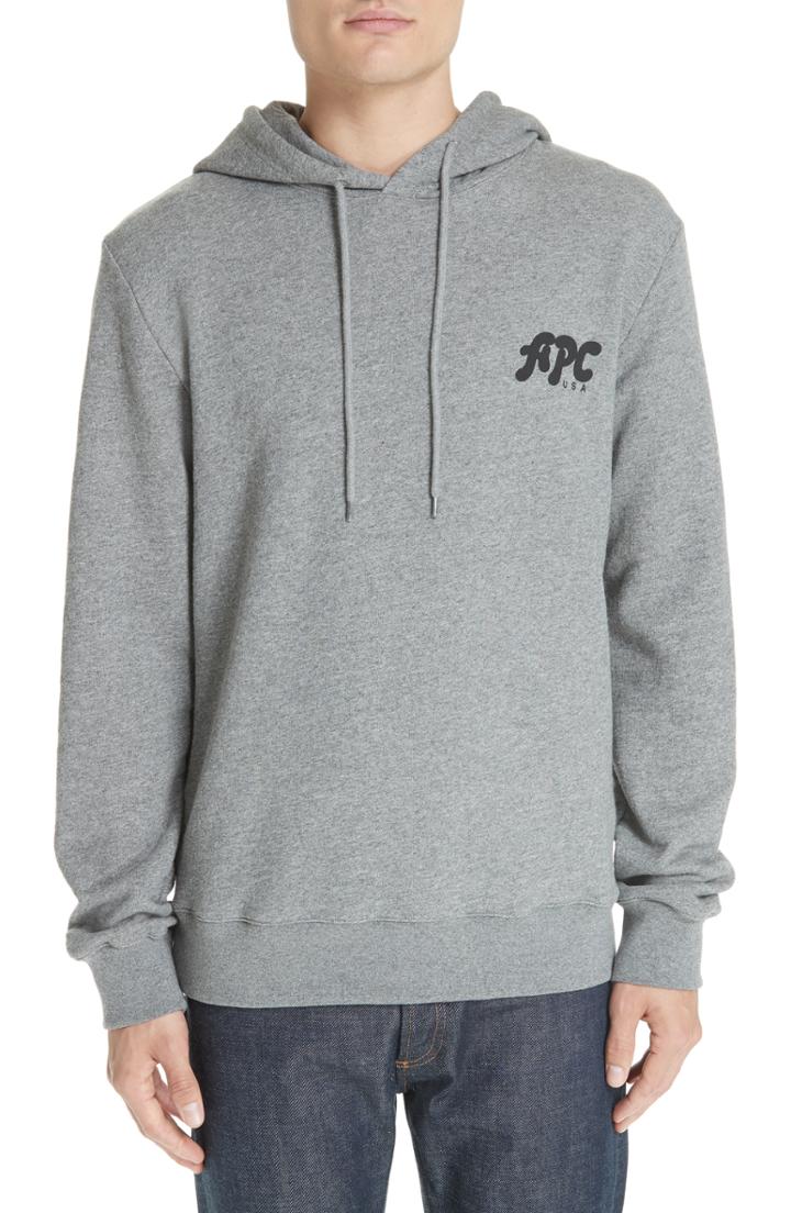 Men's A.p.c. New Logo Graphic Hoodie