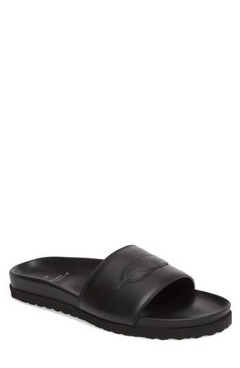 Men's Buscemi Feather Logo Sport Slide Us / 40eu - Black