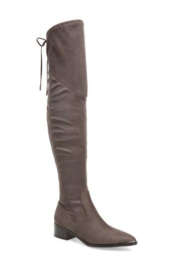 Women's Marc Fisher Ltd. Yuna Over The Knee Boot M - Grey