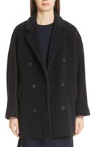 Women's Max Mara Gastone Camel Hair Coat Us / 36 It - Blue