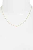 Women's Zoe Chicco Diamond Charm Necklace (nordstrom Exclusive)