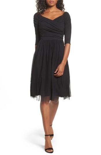 Women's Chelsea28 Tulle Fit & Flare Dress