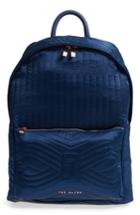 Ted Baker London Akija Quilted Bow Backpack - Blue