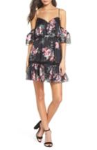 Women's La Maison Talulah Belonging Floral Cold Shoulder Minidress - Black