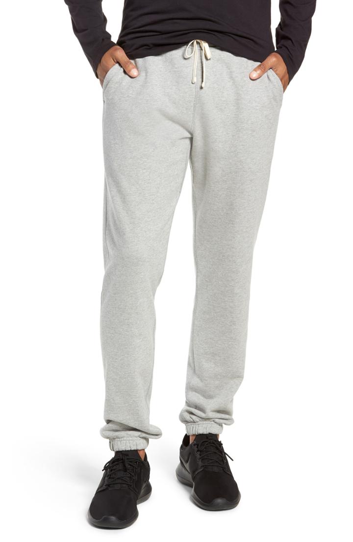 Men's Reigning Champ Cotton Jogger Pants - Grey