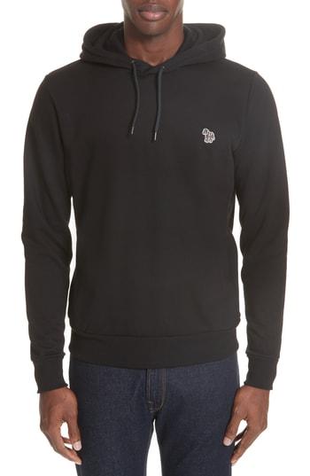 Men's Ps Paul Smith Zebra Logo Hoodie - Black