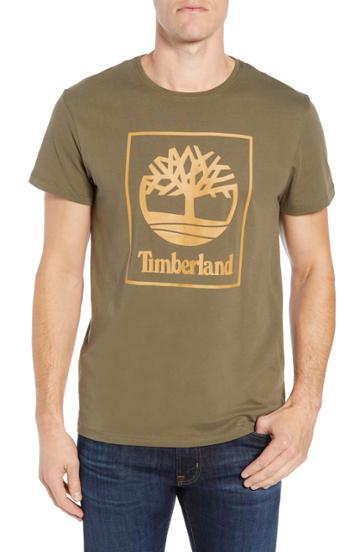 Men's Timberland Core Logo T-shirt - Green