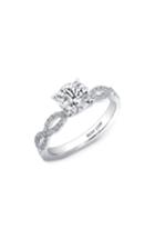 Women's Bony Levy Round Diamond & Cubic Zirconia Twist Ring (nordstrom Exclusive)