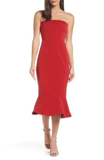 Women's Bb Dakota Bonded Crepe Strapless Dress