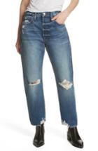 Women's Frame Le Original Ripped High Waist Crop Jeans - Blue