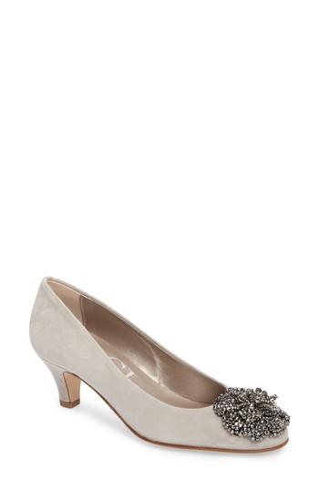 Women's Agl Flower Beaded Pump .5us / 35.5eu - Grey