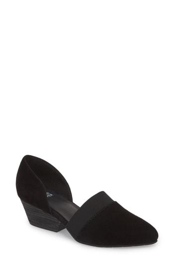 Women's Eileen Fisher Hilly D'orsay Pump M - Black