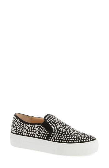 Women's Vince Camuto Kindra Studded Slip-on Sneaker M - Black