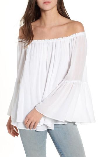 Women's Bailey 44 Bahama Off The Shoulder Top - White