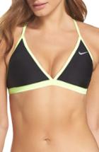 Women's Nike Triangle Bikini Top - Black