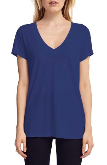 Women's Lamade V-neck Boyfriend Tee - Blue
