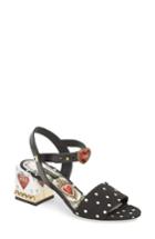 Women's Dolce & Gabbana Sacred Heart Sandal Us / 37.5eu - Black