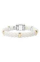 Women's Lagos White Caviar Station Bracelet