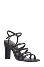 Women's Nine West Laxian Cage Sandal M - Black