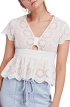 Women's Free People Truly Yours Top - White