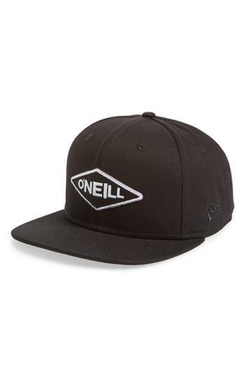 Men's O'neill Midlands Logo Patch Ball Cap - Black