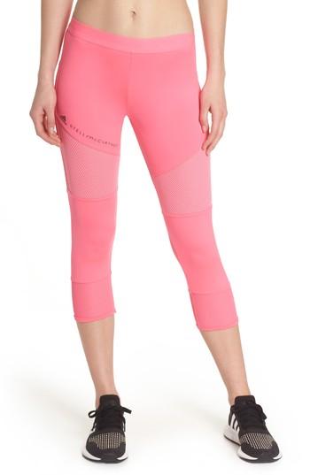 Women's Adidas By Stella Mccartney Performance Essentials Crop Leggings - Pink